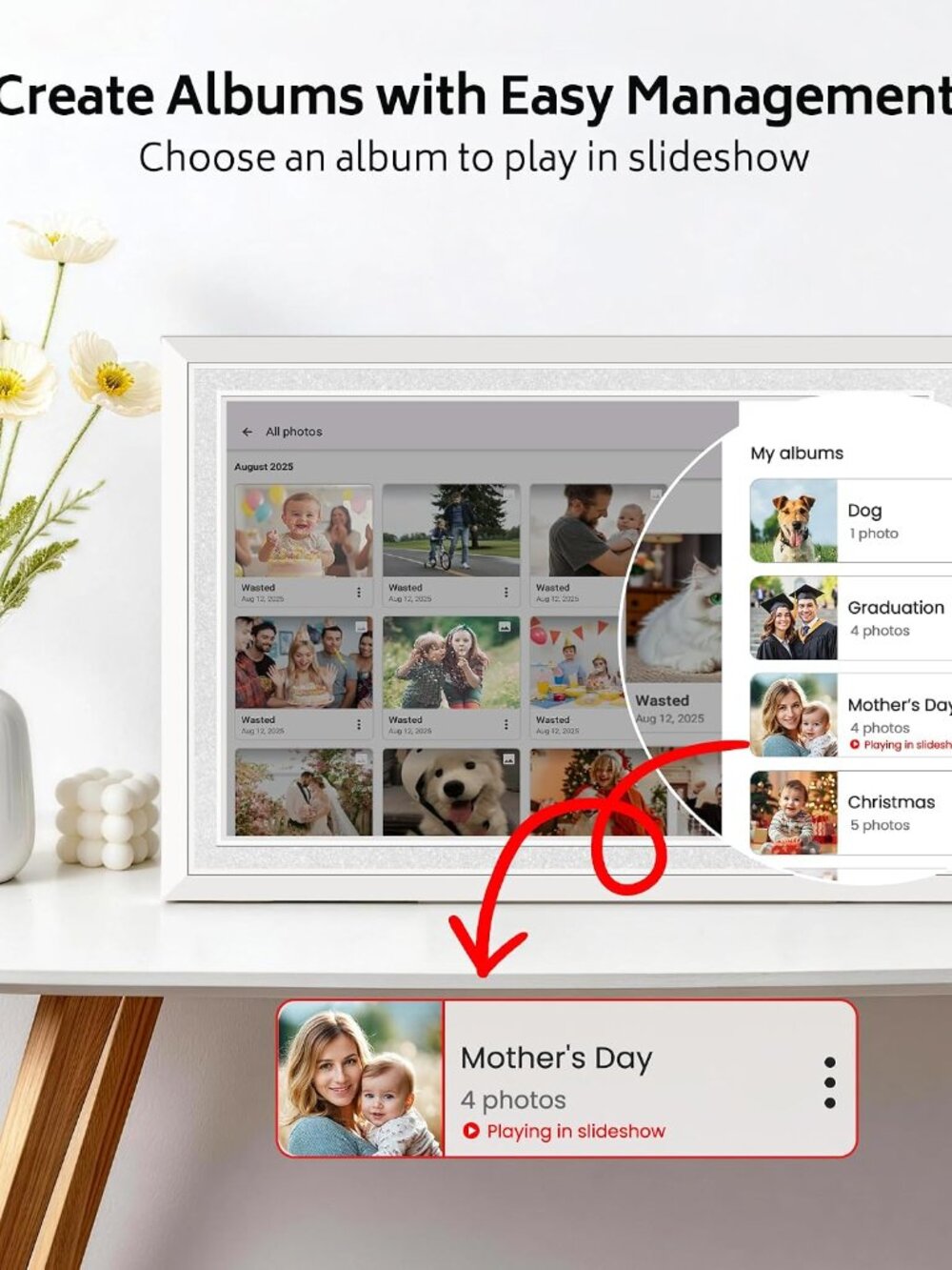 Frameo 10.1" Digital Picture Frame - Picture 11 of 12